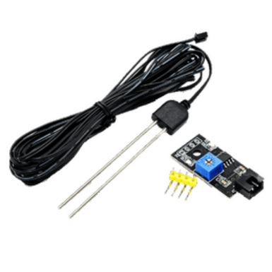 Модуль обнаружение влажности почвы, коррозионностойкий датчик DC3.3v-12v. Зонд 1,3 м + набор модулей