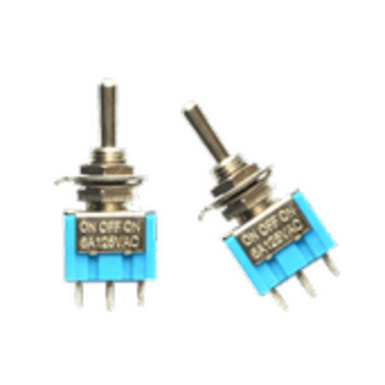 Тумблер MTS-103 3-контактный одношарнирный трехпозиционный