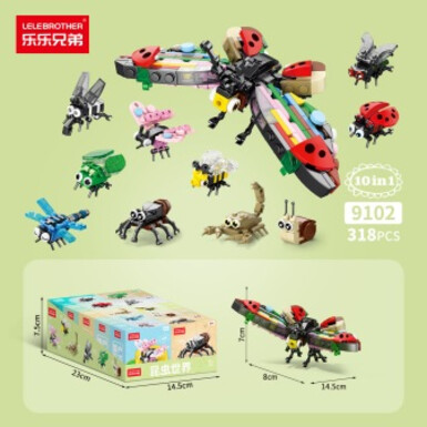 «Мир насекомых» - (9102), набор из 10, подарочное издание [с демонстрационной коробкой]