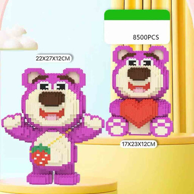 Медведь Клубничка (набор) - 8500 деталей