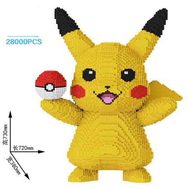 Пикачу - 73 см (28.000 деталей)