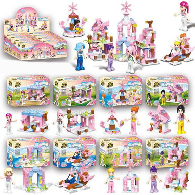 Замковая девочка (заказ 8 шт = 1 набор)