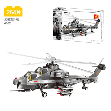 Истребитель J-15 + вооружённый вертолёт