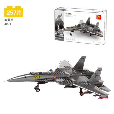 Истребитель J-15 + палубный самолёт