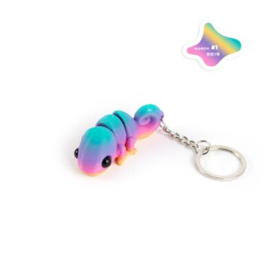 Брелок Хамелеон. Размер