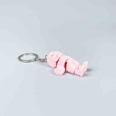 Брелок в виде баскетболиста-черепа