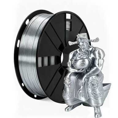 PLA шёлк - серебро