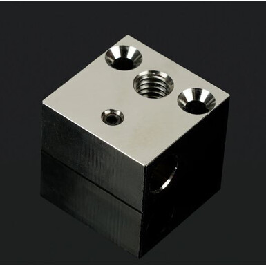 Высокопоточный блок нагрева CR-10 с тремя отверстиями V6 (1,75/0,4мм)