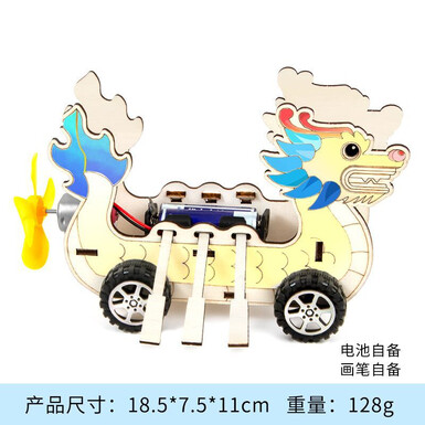 Ветровая машина в форме лодки-дракона