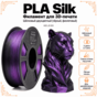 Чёрно-фиолетовый / PLA+Silk / KELEIDI Black Purple