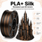 Чёрный / бронзовый / PLA+Silk / Future Era Black / bronze