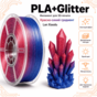 Красный / синий / PLA+Glitter / Lan Xiaodu Red / blue