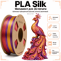 Красный / золотой / фиолетовый / PLA+Silk / KELEIDI Red / gold / purple
