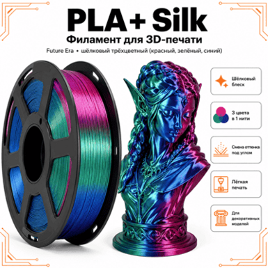 Красный / зелёный / синий / PLA+Silk / Future Era Red / green / blue
